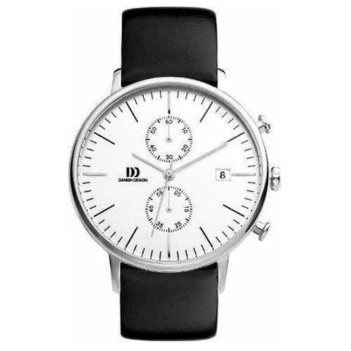 Sølv Quartz med chronograph Herre ur fra Danish Design, IQ12Q975